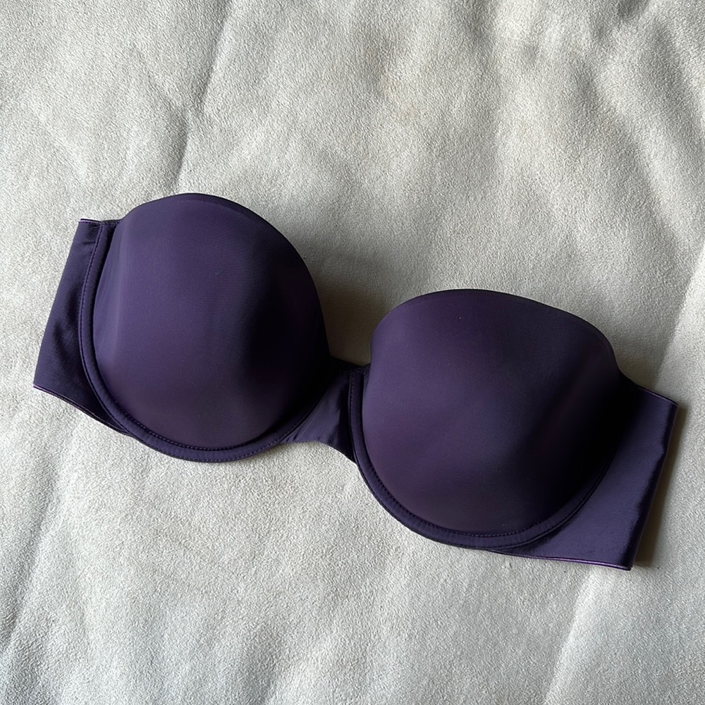 VICTORIAS SECRET LINED strapless Bra 38C